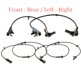 4 ABS Wheel Speed Sensor Front-Rear L/R For Infiniti Q50 Q60 14-24 Nissan Z