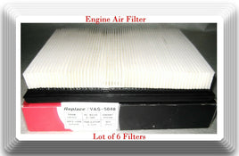 Lot of 6 x Engine Air Filter Fits:OEM#4573624 Chrysler Dodge Plymouth 1995-2000