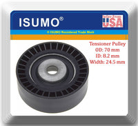 3 Pc Belt Tensioner + Belt Idler Pully & Drive Idler Pulley Fits: BMW X5 I6 3.0L