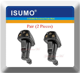 2 Pieces Windshield Washer Nozzle Front 3 Holes Fits: Hyundai Tucson  2006-2009