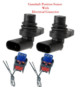 2 x Camshaft Position Sensor & Connectors Fits Q50 Q60 QX30 2016-2019 L4 2.0L