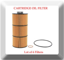 Lot 6 Engine Oil Filter V57909 Fits: Freightliner Western Star Detroit Diesel