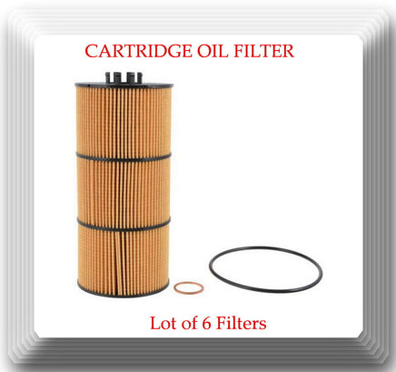 Lot 6 Engine Oil Filter V57909 Fits: Freightliner Western Star Detroit Diesel 