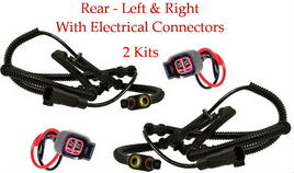 2 ABS Wheel Speed Sensor W/Connector Rear L&R Fits:Town & Country Grand Caravan
