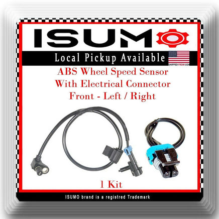 ABS Wheel Speed Sensor W/ Connector Front left/Right Fits Blazer Jimmy 1998-2005