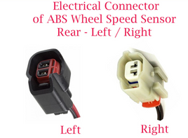 2 x Connector of ABS Wheel Speed Sensor Rear L/R Fits Ford F150 2015-2017