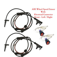 2 ABS Speed Sensor W/Electrical Connector Front Left Right Fits Infiniti M35 M45