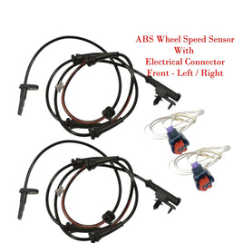 2 ABS Speed Sensor W/Electrical Connector Front Left Right Fits Infiniti M35 M45