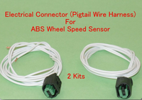 2 xABS Wheel Seed Sensor Rear L&R W/Connector Fits:Armada 13-15 Pathfinder 14-15