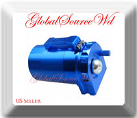 Cylinder Aluminum Engine Oil Catch Reservoir Breather Tank Can w/ Filter Blue