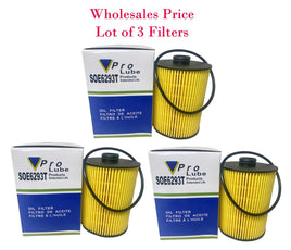3 x SOE6293 Eng Oil Filter Fits Cayenne 16-18 Atlas CC Passat Touareg 12-23