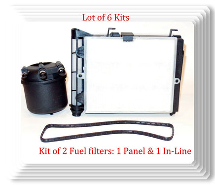 Kit of 3) 1 x Oil Filter & Kit of 2 x Fuel Filters Fits Ford 2017-2025 V8 6.7L