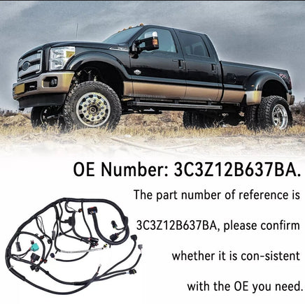 3C3Z12B637BA Engine Wiring Harness 2003 2004 for Ford Super Duty F250 F350 6.0L