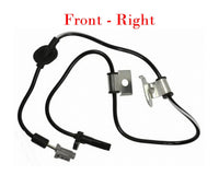 4 x ABS Wheel Speed Sensor & Connectors Front Rear L/R - Fits Subaru Forester