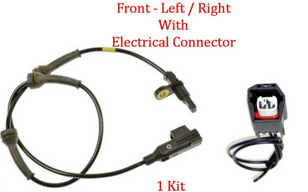 LR024203 ABS Wheel Speed Sensor W/Connector Front L/R Fits:Range Rover Evoque 