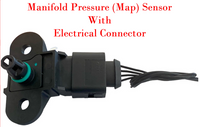 MAP Sensor, Turbocharger Boost Sensor W/Connector Fits Audi Volkswagen 2005-2019