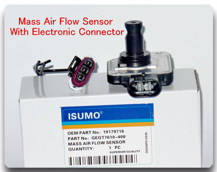 MASS AIR FLOW METER W/ Connector Fits: Buick Chevrolet Oldsmobile & Pontiac