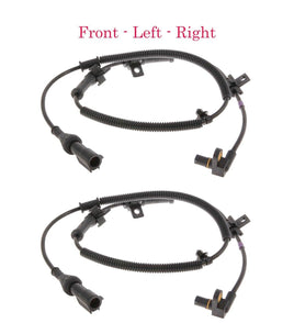 2x  OE Pecs ABS Wheel Speed Sensor Front L/RFits:F250 F350 Heavy Duty 05-10 4WD