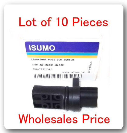 Lot 10 Pcs 23731AL60C Crankshaft Position Sensor Fits:Altima Maxima Quest Murano