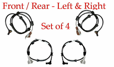 4 x  ABS Wheel Speed Sensor Front & Rear For NISSAN Titan 2004-2007 8 Cyl 5.6L