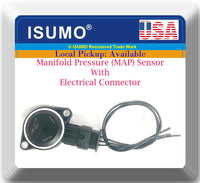Manifold Pressure (MAP) Sensor W/Electrical Connector Fits: Audi - VW Volkswagen