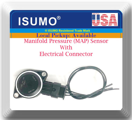 Manifold Pressure (MAP) Sensor W/Electrical Connector Fits: Audi - VW Volkswagen