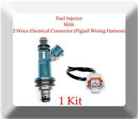 Fuel Injector W/Connector Fits ES300 RX300 Avalon Camry Highlander Sienna Solara