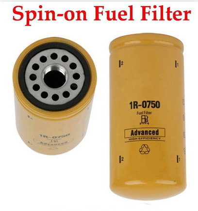 12 x 1R0750 Fuel Filter Fits Freightliner Kenworth & Much More w/CAT Engines