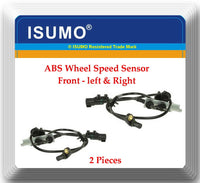 2x ABS Wheel Speed Sensor W/Connector Front Left & Right Fits Pacifica 2007-2008