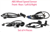 Set 4 Front & Rear L&R ABS Wheel Speed Sensor For Nissan Maxima 3.5L 2004 -2008