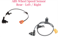 2 ABS Wheel Speed Sensor & Connectors Rear L/R Fits Acura CL TL Honda Acura