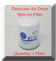  Desiccant Brake Air Dryer Filter AF27817 Fits: Freightliner Mack Volvo