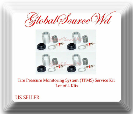 4 Kits TPMS Sensor Service Kit Fits Chrysler Dodge Jeep Mercedes Smart Suzuki