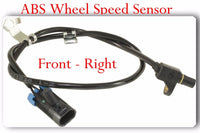 2 x ABS Wheel Speed Sensor w /Connector Front Left & Right Fits:GM  K2500 K3500