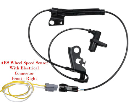 2 x ABS Wheel Speed Sensor + Connector Front Left/Right Fits Scion tC 2005-2010