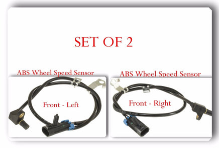 ABS Wheel Speed Sensor Front Left- Right w/Connector For:Cadillac Chevrolet GMC 