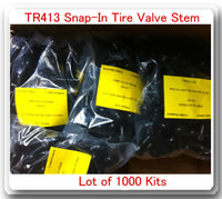 1000 VALVE SNAP-IN TUBELESS TIRE VALVE STEMS TR413 SNAP IN (V-PRO BRAND)