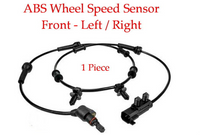 1 X ABS Wheel Speed Sensor W/Connector Front Left/Right Fits: Wrangler 2007-2017