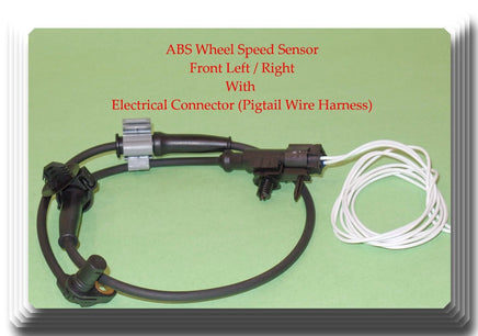 ABS Wheel Speed Sensor W/Connector Front-Left/Right Fits: Cadillac Chevrolet GMC