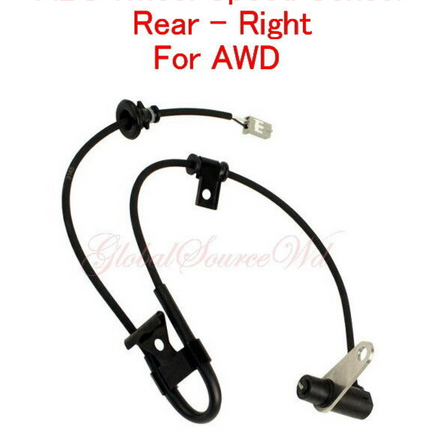 ABS Wheel Speed Sensor Rear Right  AWD Fits:RX300 1999-2003 Highlander 2001-2003