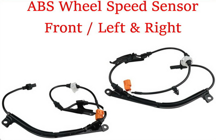 2 Pieces ABS Wheel Speed Sensor & Connectors Front L/R Fits:Acura TL 2004-2008