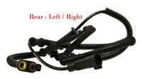 4 ABS Wheel Speed Sensor Front Rear L&R Fits:Town & Country Grand Caravan 08-11