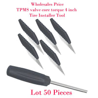 50 Pieces TPMS valve core torque 4 inch - pounds. - Tire Tool