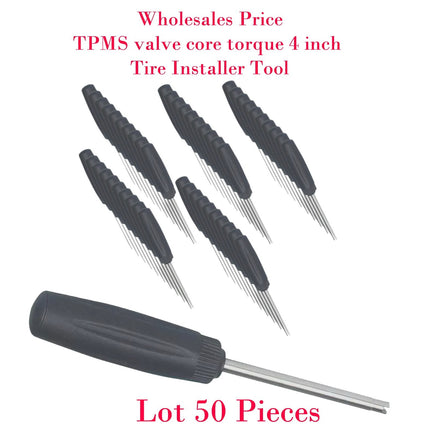 50 Pieces TPMS valve core torque 4 inch - pounds. - Tire Tool