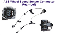 ABS Wheel Speed Sensor Wire Harness +Connector Rear Left Drum For Corolla Matrix