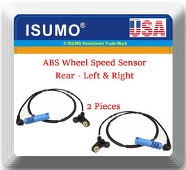 2x 3363RLR ABS Wheel Speed Sensor Rear L&R For BMW 320i 325Ci 325i 330Ci 330i M3