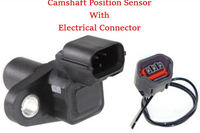 2 Pieces Camshaft/Crankshaft Position Sensor W/Connector Fits: Montero 2001-2006