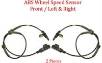 2x LR024203 ABS Wheel Speed Sensor W/Connector Front L/R Fits:Range Rover Evoque