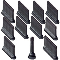 100 x TR425 Snap-In Tire Valve Stems Length 61.5mm 2.42" Rim Hole 15.7mm 0.625"