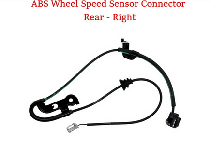 2 ABS Wheel Speed Sensor W/ Connectors Rear Left & Right Fits ES350 Camry Solara